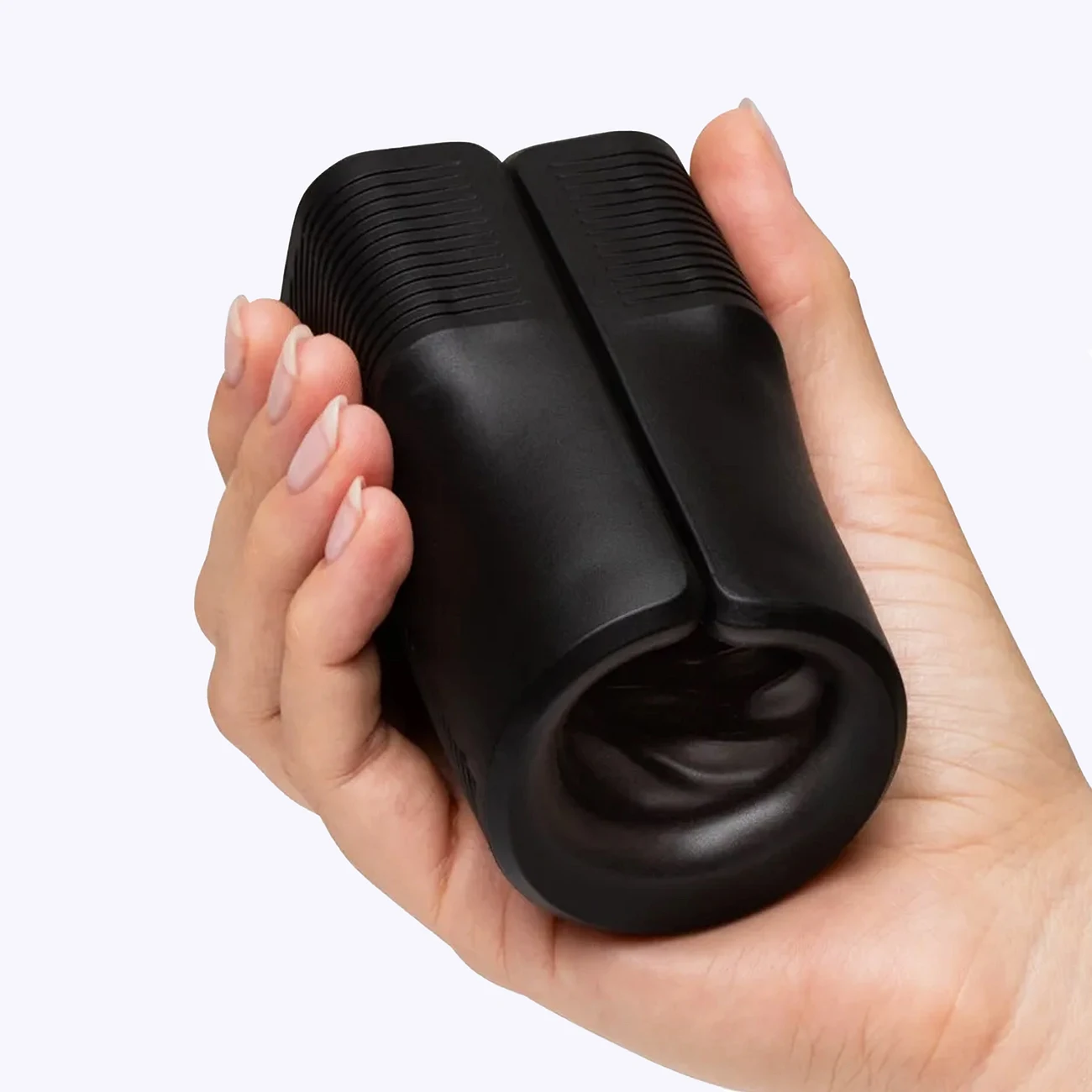 Premium auto stroker devices — Arcwave and Lovense — on dark surface with blue accent lighting